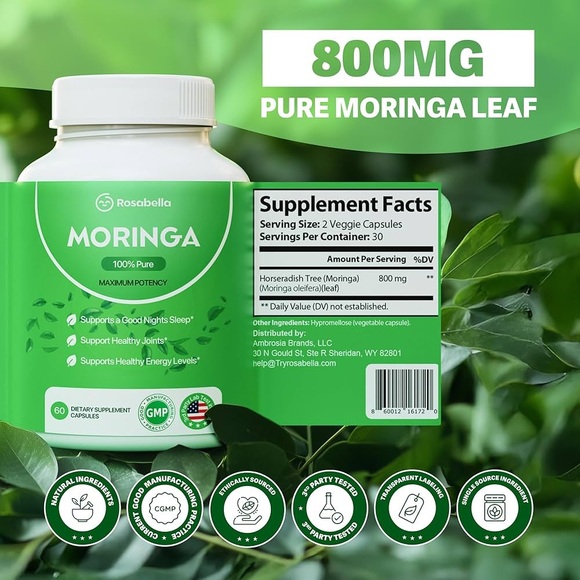 Rosabella moringa capsules - Picture 5 of 6